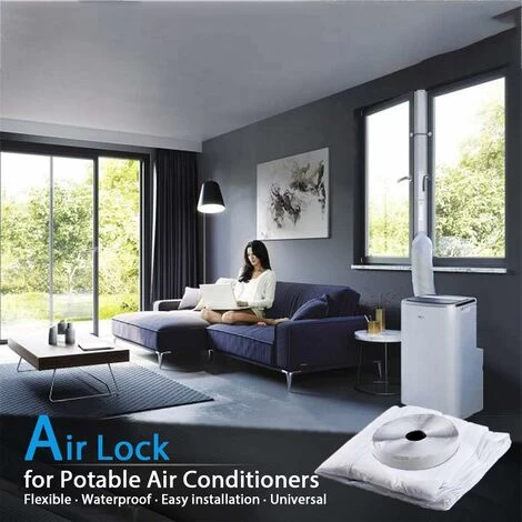 300cm Air Conditioner Window Caulking Kit Air Conditioner Window Seal Window Caulking Cloth For All Portable Air Conditioner And Dryer Easy Installation With Instructions - Image 2