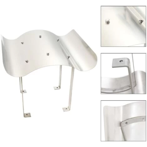 Chimney Cowl Stainless Steel Silver VidaXL