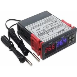 Dual Probe Smart Digital Temperature Controller STC-3008 Digital Output Thermostat Display 2 Stage Heating And Cooling Mode (AC 110-220V)