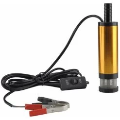 DC 12V 24V Electric Micro Automotive Oil Pump For Pumping Underwater Diesel Aluminum Alloy Case 12L/min Fuel Transfer Pump 1pcs (24V)