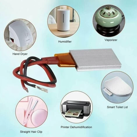 Constant Temperature Aluminum Ceramic Heating Plate Constant Temperature Ceramic Suitable For Micro-heating (230℃)-AC DC 12V Shell PTC Heating Element - Image 2