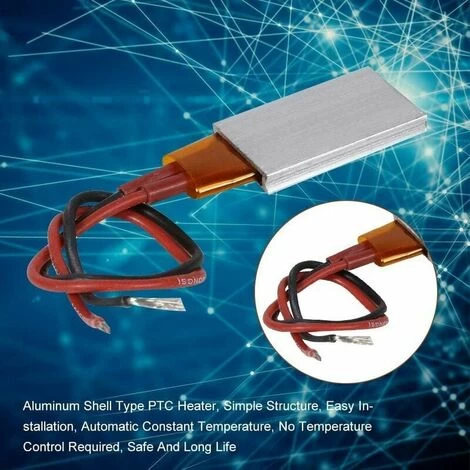 Constant Temperature Aluminum Ceramic Heating Plate Constant Temperature Ceramic Suitable For Micro-heating (230℃)-AC DC 12V Shell PTC Heating Element - Image 3