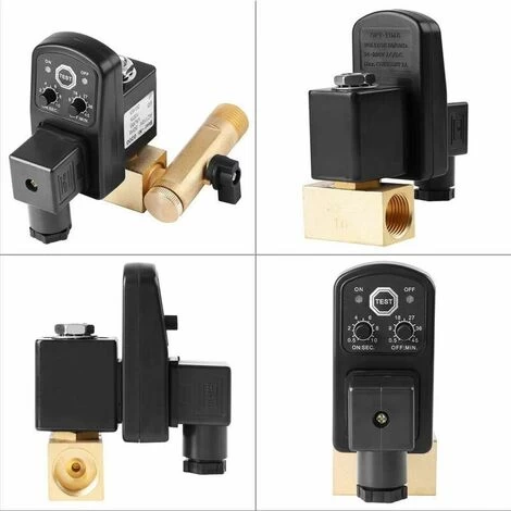 Automatic Water Tank Timer Air Compressor Condensate Management Timed Drain Valve (220V) - Image 3