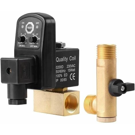 Automatic Water Tank Timer Air Compressor Condensate Management Timed Drain Valve (220V) - Image 4