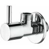 With Handle Angle Faucet (1/2) For Kitchen And Bathroom Chrome) Regulating Stop Valve For Kitchen And Bathroom Chrome
