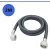 Washing Machine Water Hose 2m Inlet Hose Extension Water Hose, 25mm 3/4 Inch Angle/Straight Water Inlet Hose, For Dishwashers, Washing Machines