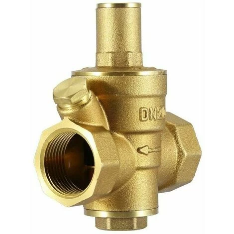 DN20 Brass Adjustable Water Pressure Reducing Regulator Water Pressure Reducing Valve 3/4" 1.6MPa, - Image 2
