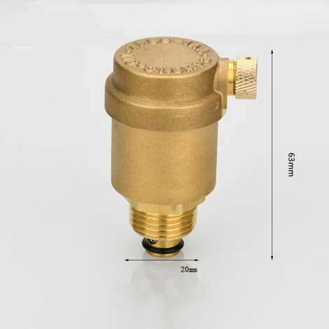 Brass Automatic Drain Valves With Pressure Relief Valve For Solar Water Heater Automatic Exhaust Valve(32mm Interface, DN25) - Image 2