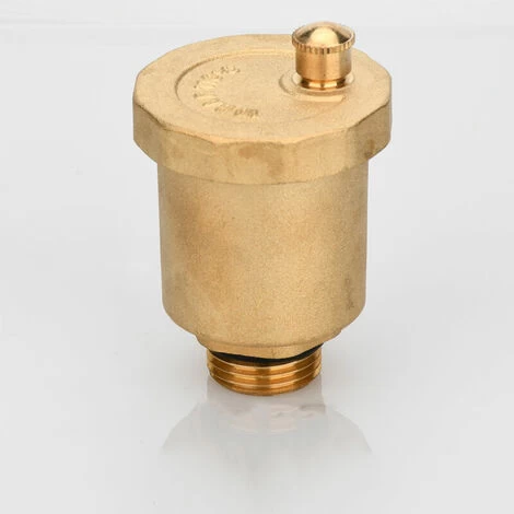 Automatic Brass Drain Valves With Pressure Relief Valve For Solar Water Heater Straight Exhaust Valve(25mm Interface, DN20)