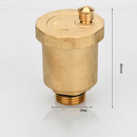 Automatic Brass Drain Valves With Pressure Relief Valve For Solar Water Heater Straight Exhaust Valve(25mm Interface, DN20) - Image 2