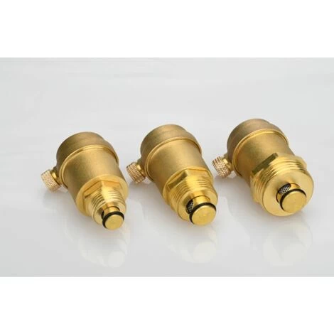 Automatic Brass Drain Valves With Pressure Relief Valve For Solar Water Heater Straight Exhaust Valve(25mm Interface, DN20) - Image 3