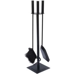 JVL Malham Contemporary Fireside Companion Tool Set