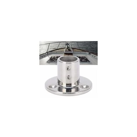 Handrail Round Base, Rustproof 316 Stainless Steel Handrail Fittings For 25mm/1(90°) Tube - Image 2
