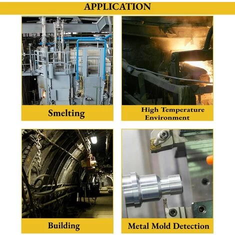 K Type Surface Thermocouple Sensor Probe Handheld Thermal Probe With Insulated Handle For Temperature Testing(Temperature Probe Thermocouple) - Image 3