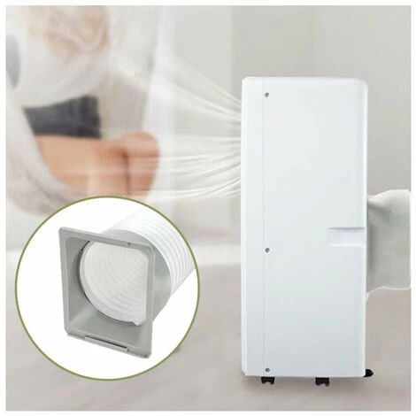 Plastic Portable Air Conditioner Window Hose Interface Exhaust Hose Connector - Image 3