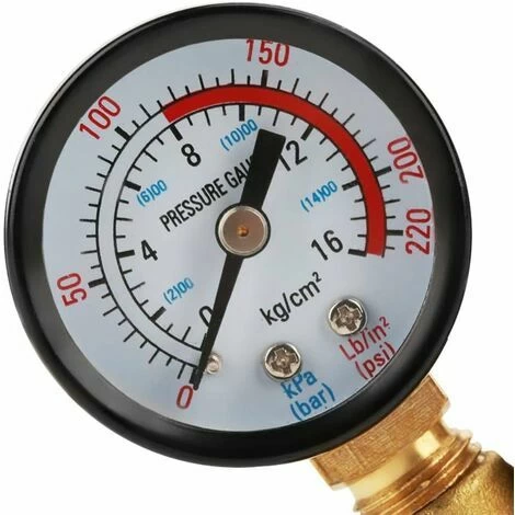 Moon Brass Water Pressure Reducer, DN20 Adjustable Brass Water Pressure Regulator Reducer With Pressure Gauge - Image 5