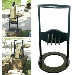 Snow-Firewood Splitter Kindling Cracker Wedge Log Iron Home Ornament