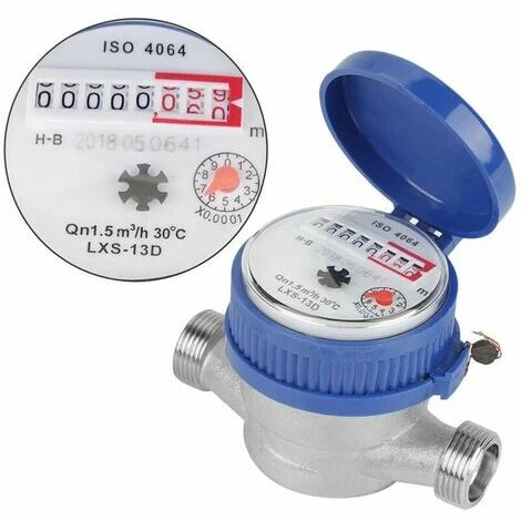 Orchid-15Mm 1/2 Smart Water Meter Mechanical Households Cold Rotor Type Water Meter Digital Pointer Display Combination Water Meters - Image 2