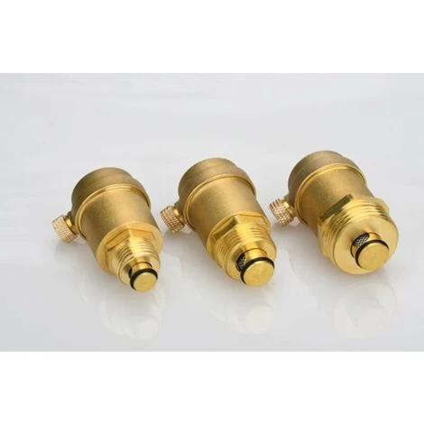 Brass Automatic Drain Valves With Pressure Relief Valve For Solar Water Heater Automatic Drain Valve (20mm Interface, DN15) - Image 3