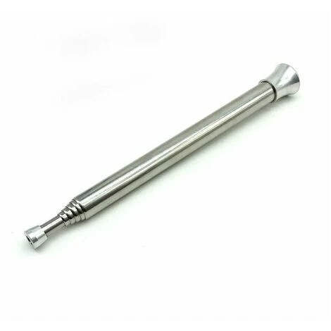 Stainless Steel Straw Bellows - Set Of 2 - Collapsible Telescopic Blow Tube Ergonomic Stainless Steel Nozzle Velvet Bag For Fire Starter Survival Kit Camping Hiking Fireplace Starter