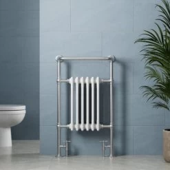 DuraTherm Traditional Heated Towel Radiator - 952mm X 568mm