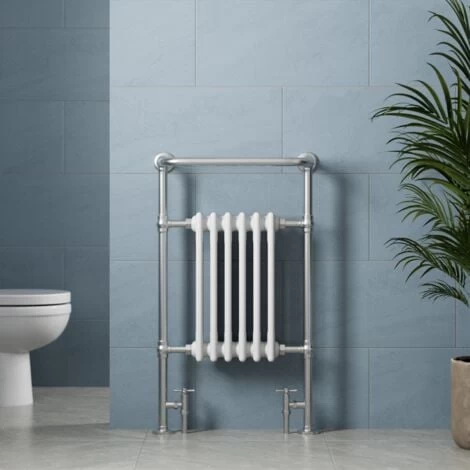 DuraTherm Traditional Heated Towel Radiator - 952mm X 568mm