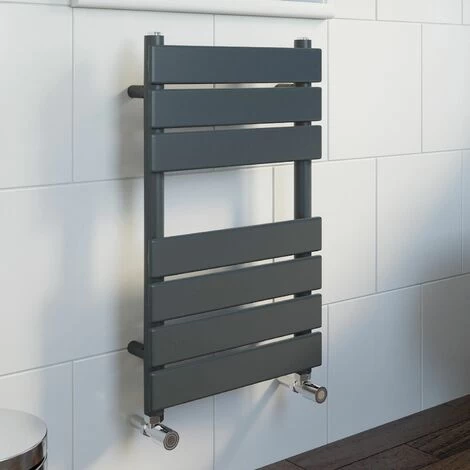 DuraTherm Flat Panel Heated Towel Rail Anthracite - 650mm X 400mm - Image 3